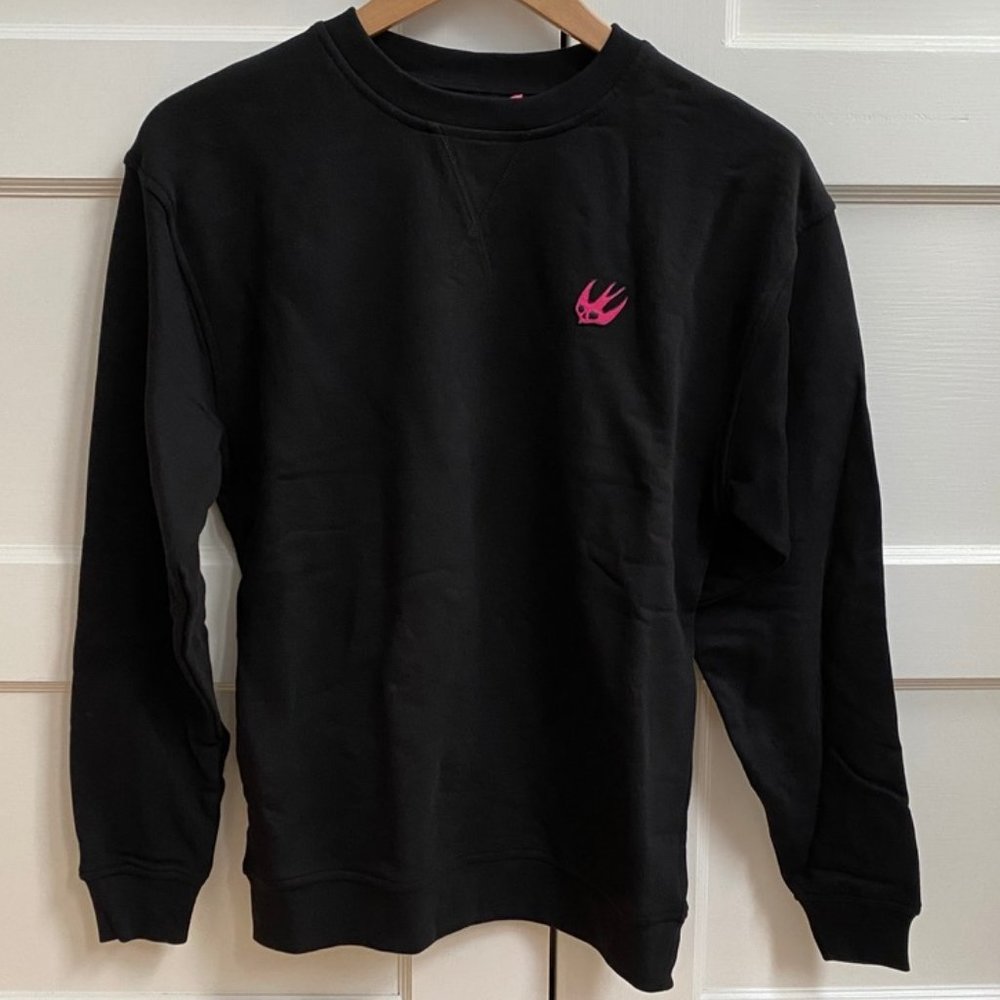 Black Alexander McQueen Swallow Sweatshirt